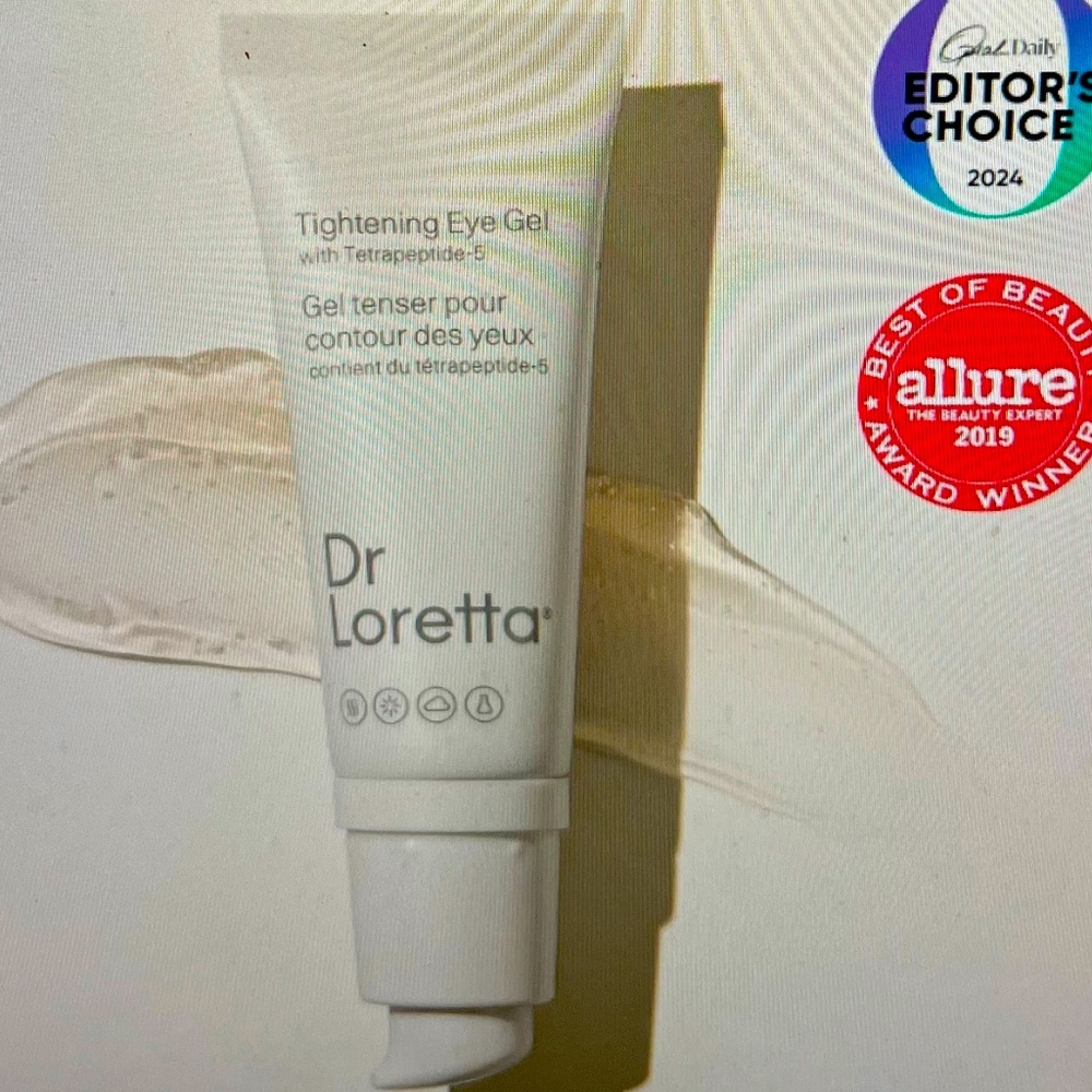Dr Loretta tightening, eye gel, brand, new, real science, real results, .67 oz
